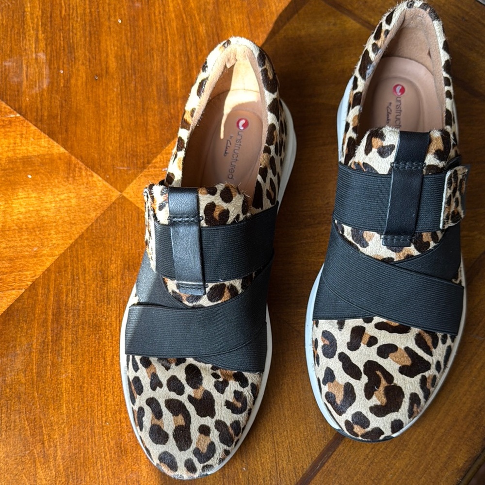 Leopard Print Slip-On Sneakers
